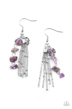 Load image into Gallery viewer, Stone Sensation - Purple Earrings