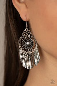 Dream a Little DREAMCATCHER - White Earrings