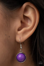 Load image into Gallery viewer, Eye of the BEAD-holder - Purple Necklace