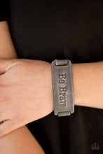 Load image into Gallery viewer, Put On A Brave Face - Silver Bracelet