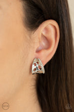 Load image into Gallery viewer, Blissed Out - White Clip-On Earrings