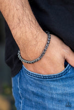 Load image into Gallery viewer, Knocked It Out Of The Park - Black Gunmetal Bracelet