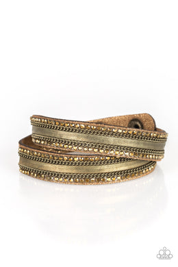 Rocker Rivalry - Brass Bracelet