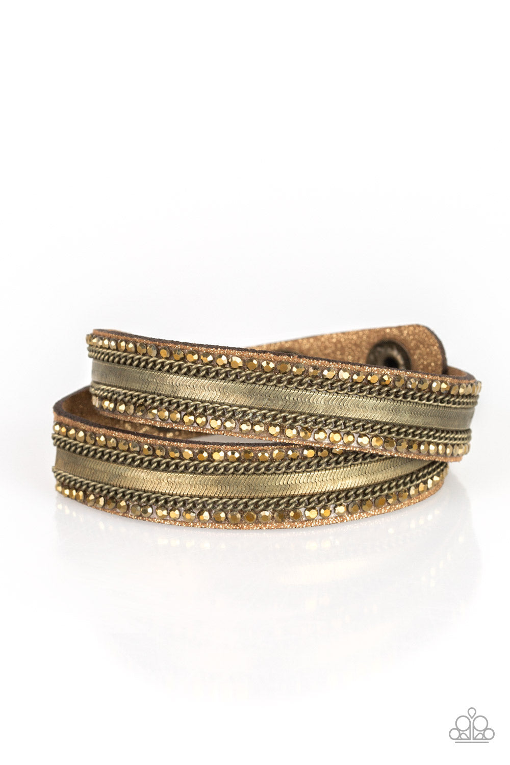 Rocker Rivalry - Brass Bracelet