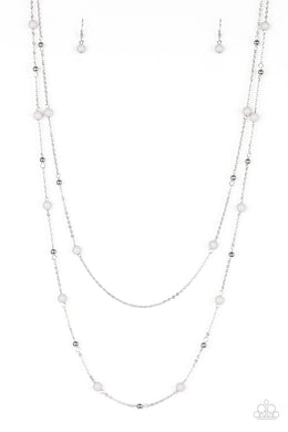 Beach Party Pageant - Silver Necklace