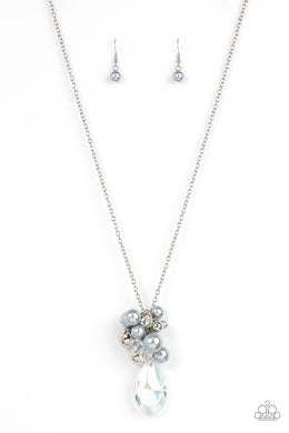 Drip Drop Dazzle - Silver Necklace