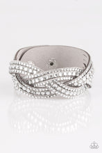 Load image into Gallery viewer, Bring On The Bling - Silver/White Bracelet