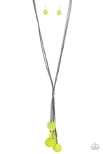 Load image into Gallery viewer, Tidal Tassels - Green Necklace