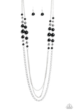 Charmingly Colorful - Black Necklace