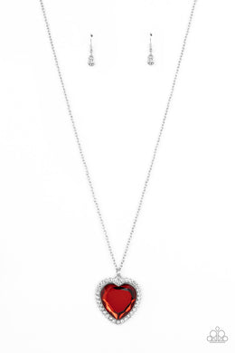 Prismatically Twitterpated - Red Necklace