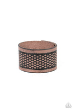 Load image into Gallery viewer, Country Cobra - Brown Snap Bracelet