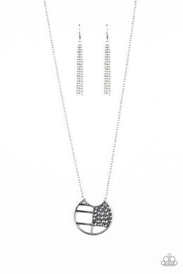 Abstract Aztec - Silver Necklace