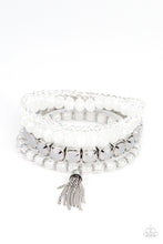 Load image into Gallery viewer, Day Trip Trinket - White Stretchy Bracelets