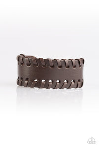 Rugged Roadways - Brown Bracelet