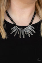 Load image into Gallery viewer, Icy Intimidation - Black Necklace