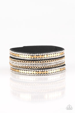 Fashion Fanatic - Gold Snap Bracelet