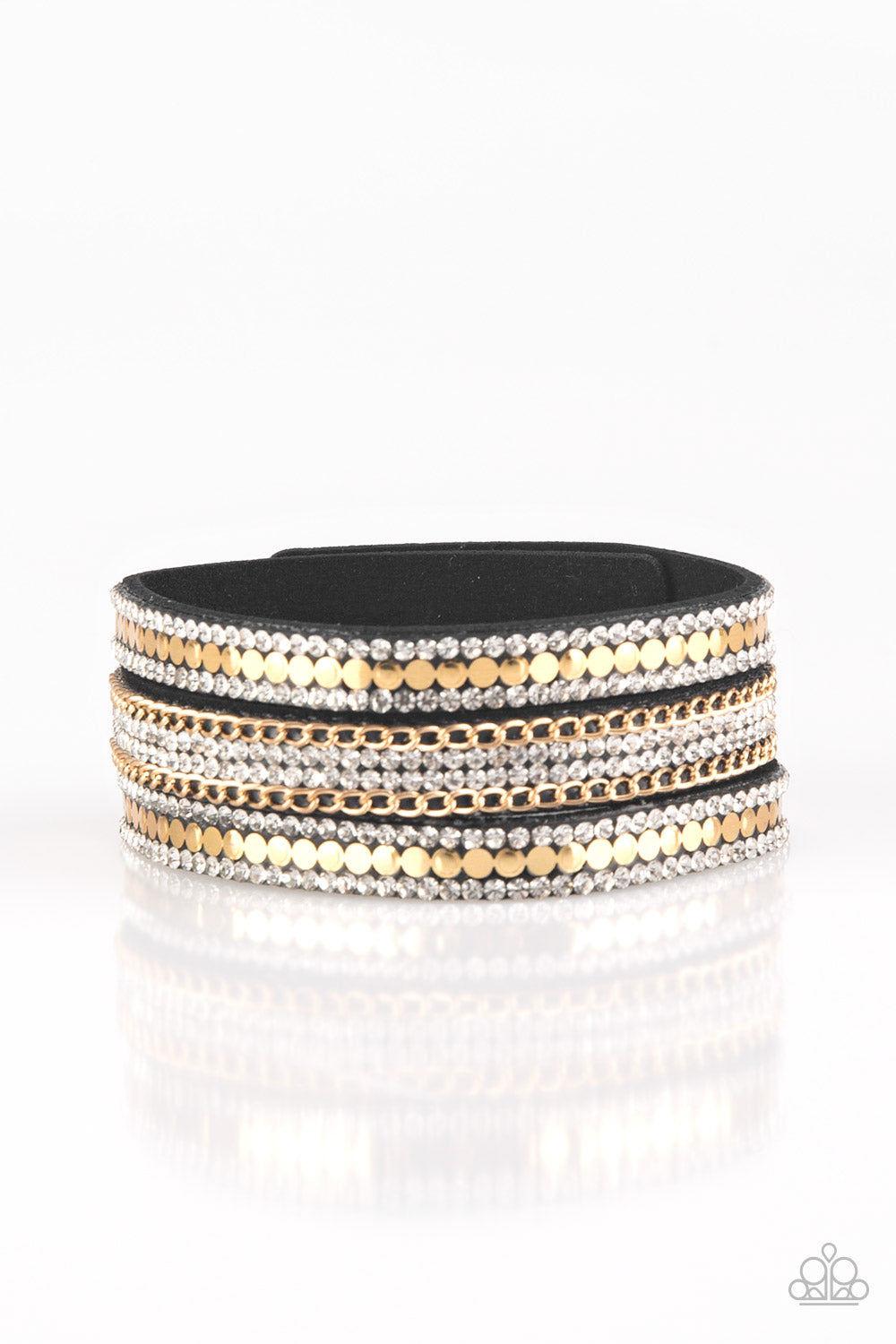 Fashion Fanatic - Gold Snap Bracelet