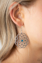 Load image into Gallery viewer, Botanical Bash - Blue Earrings