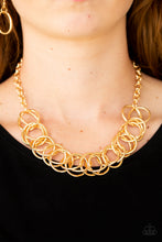 Load image into Gallery viewer, Heavy Metal Hero - Gold Necklace