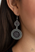 Load image into Gallery viewer, Bohemian Bedazzle - Purple Earrings
