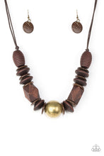 Load image into Gallery viewer, Grand Turks Getaway - Brass Necklace