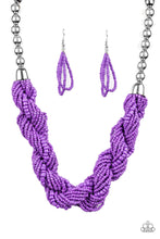 Load image into Gallery viewer, Savannah Surfin - Purple Necklace