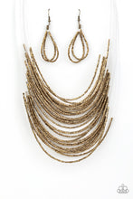 Load image into Gallery viewer, Catwalk Queen - Brass Necklace