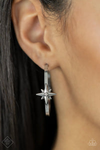 Lone Star Shimmer - White Earrings