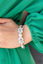 Load image into Gallery viewer, Regal Reminiscence - White Bracelet